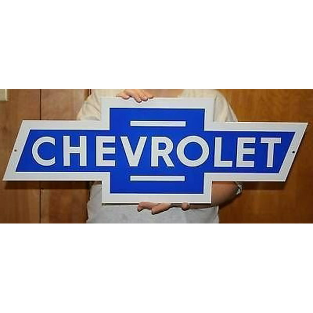 PhotoSTEEL Chevrolet GM Bowtie 21x7 Metal Art Sign